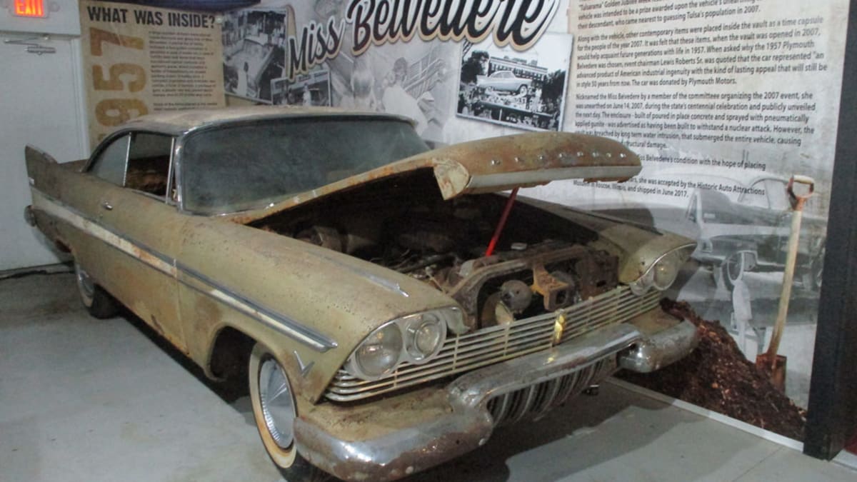 Miss Belvedere found her forever home and is on display - Old Cars