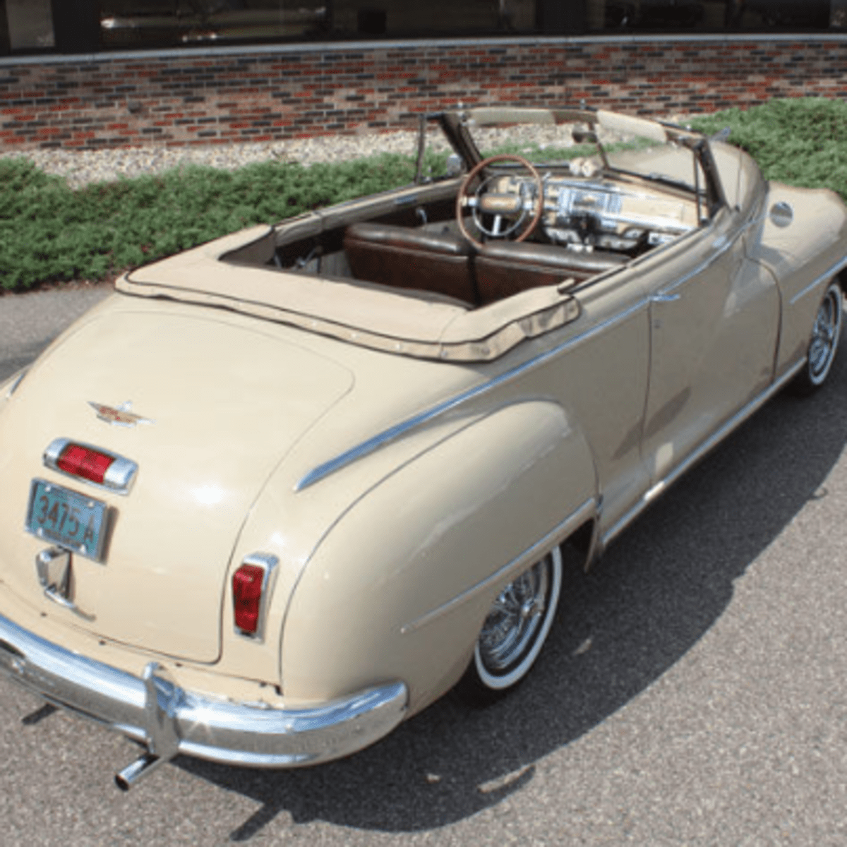 car of the week 1948 desoto custom convertible coupe old cars weekly 1948 desoto custom convertible coupe