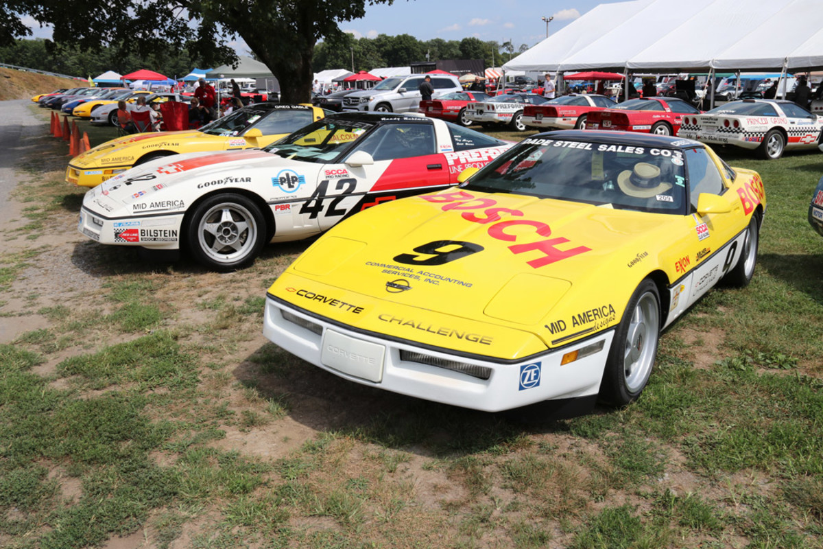 Go back in time with the Challenge Cars and their drivers at Corvettes at Carlisle