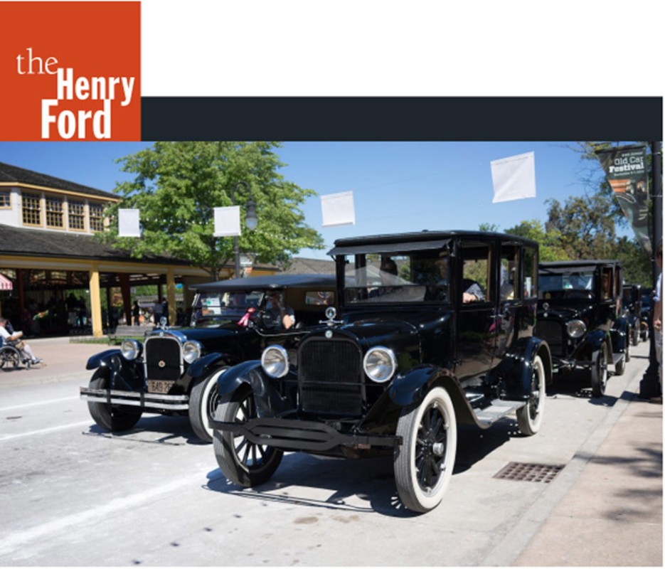 Old Car Festival at The Henry Ford September 7-8