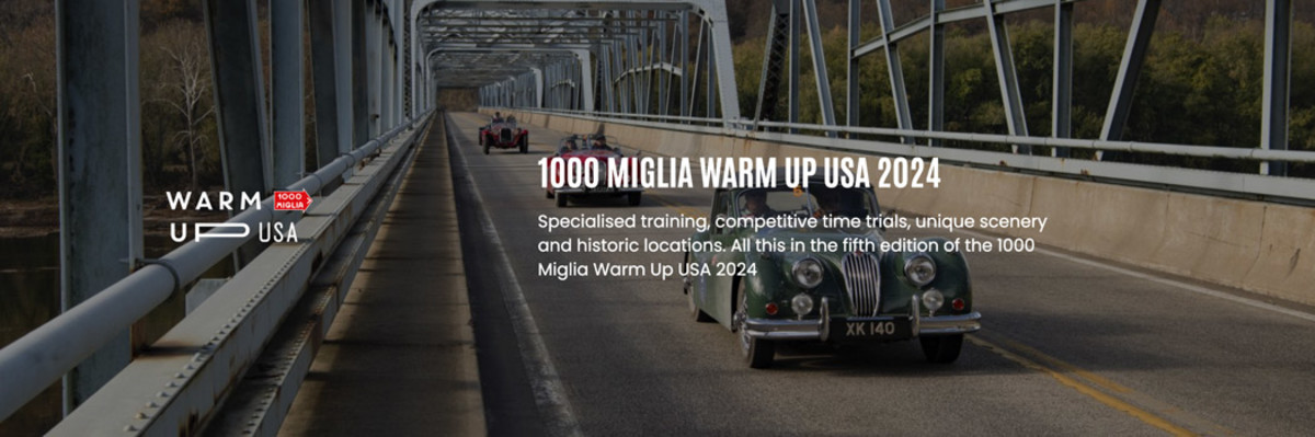 Italy’s iconic, historic auto race announces U.S. dates of the 1000 Miglia Warm Up USA