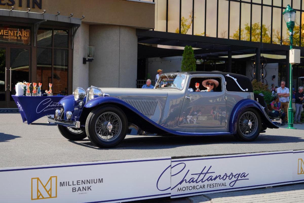 Fifth Annual Chattanooga Motorcar Festival blessed with great weather, impressive cars and a 1935 Swallow Sidecar SS1 to take home 'Best in Show'