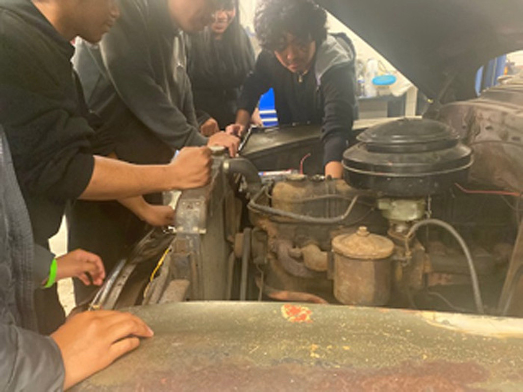 Indy pride in classroom to garage: Carvana sponsors Indianapolis Public Schools' Arsenal Tech high school with 1951 Chevrolet Deluxe restoration project