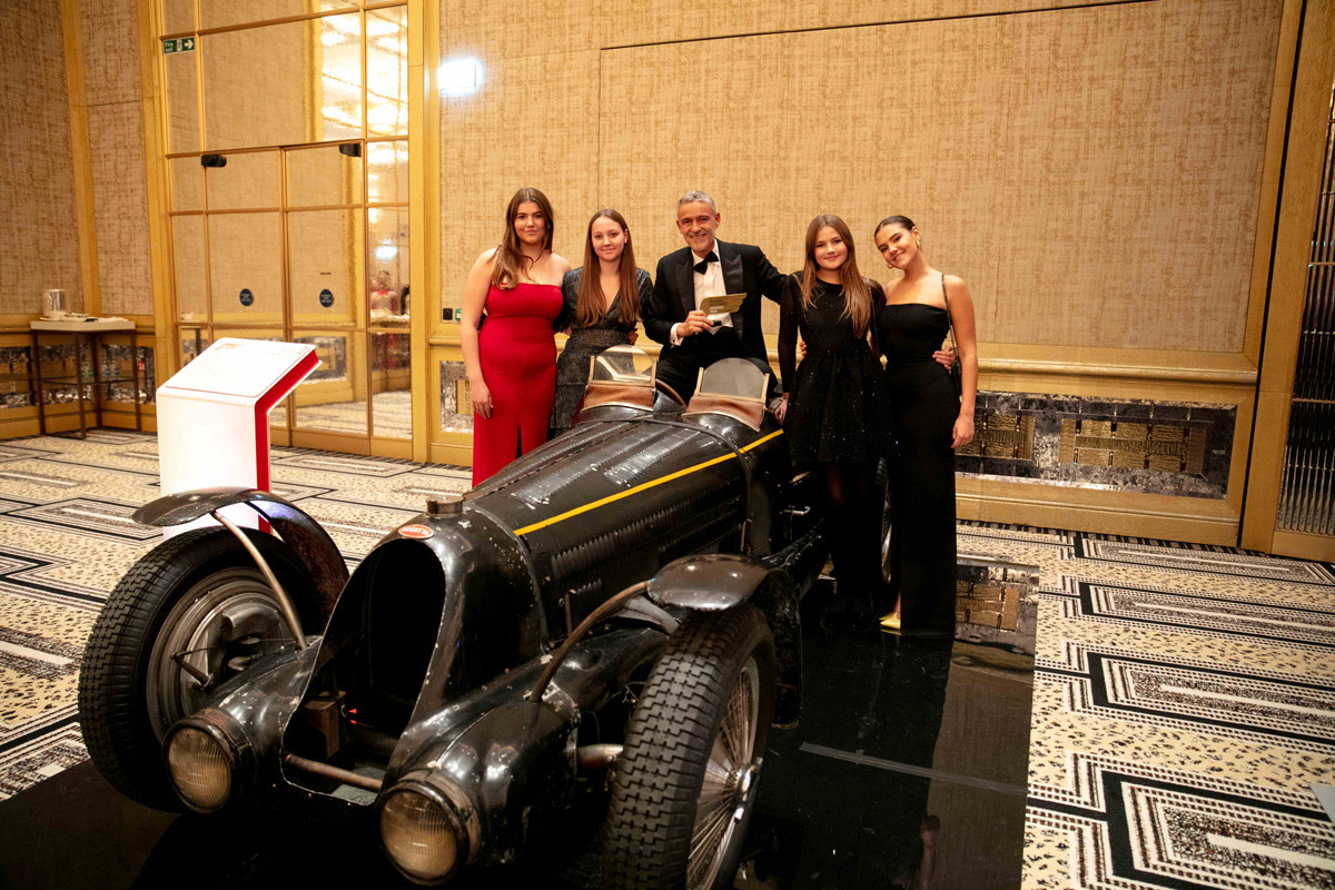 Ex-King of Belgium Bugatti wins 'Car of the Year' at the 2024 International Historic Motoring Awards