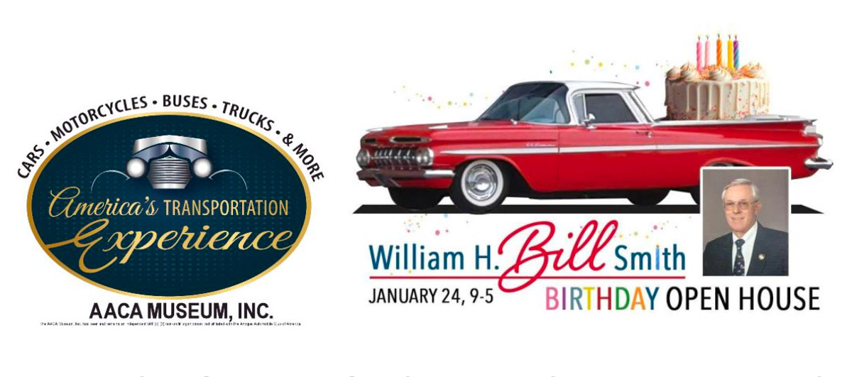 Join the AACA Museum for the first William H. 'Bill Smith' Open House on January 24th