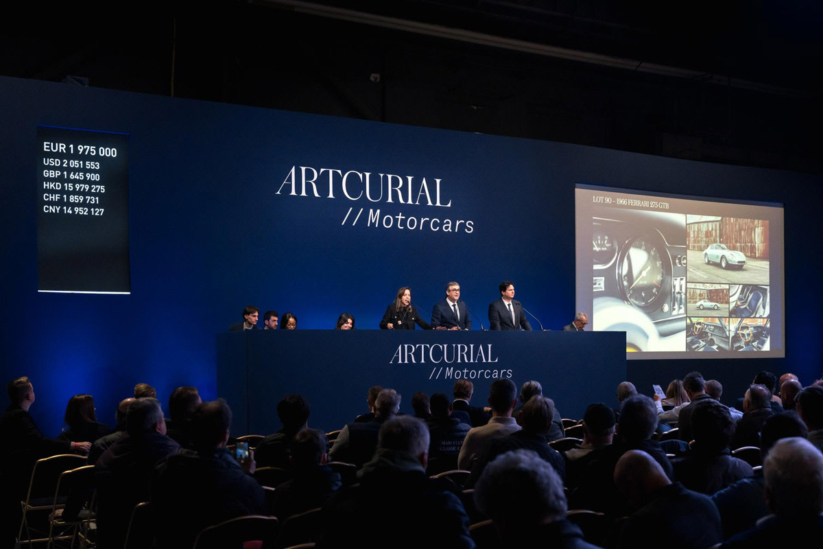 Artcurial Motorcars achieves strong sales at Rétromobile 2025 with $25,415,490 total