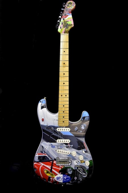 Custom car themed Fender Strat up for charity auction at Amelia Island ...