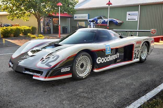 Historic racing Corvette on display at the MY Garage Museum - Old Cars ...