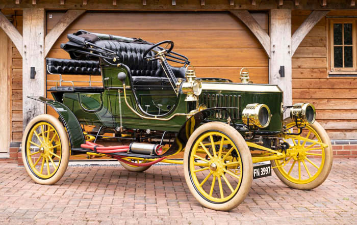 1907 年のスタンレー EX 蒸気動力自動車