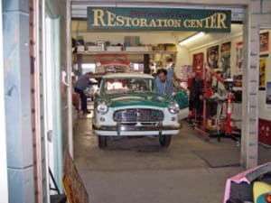 The restoration area at Metropolitan Pit Stop.