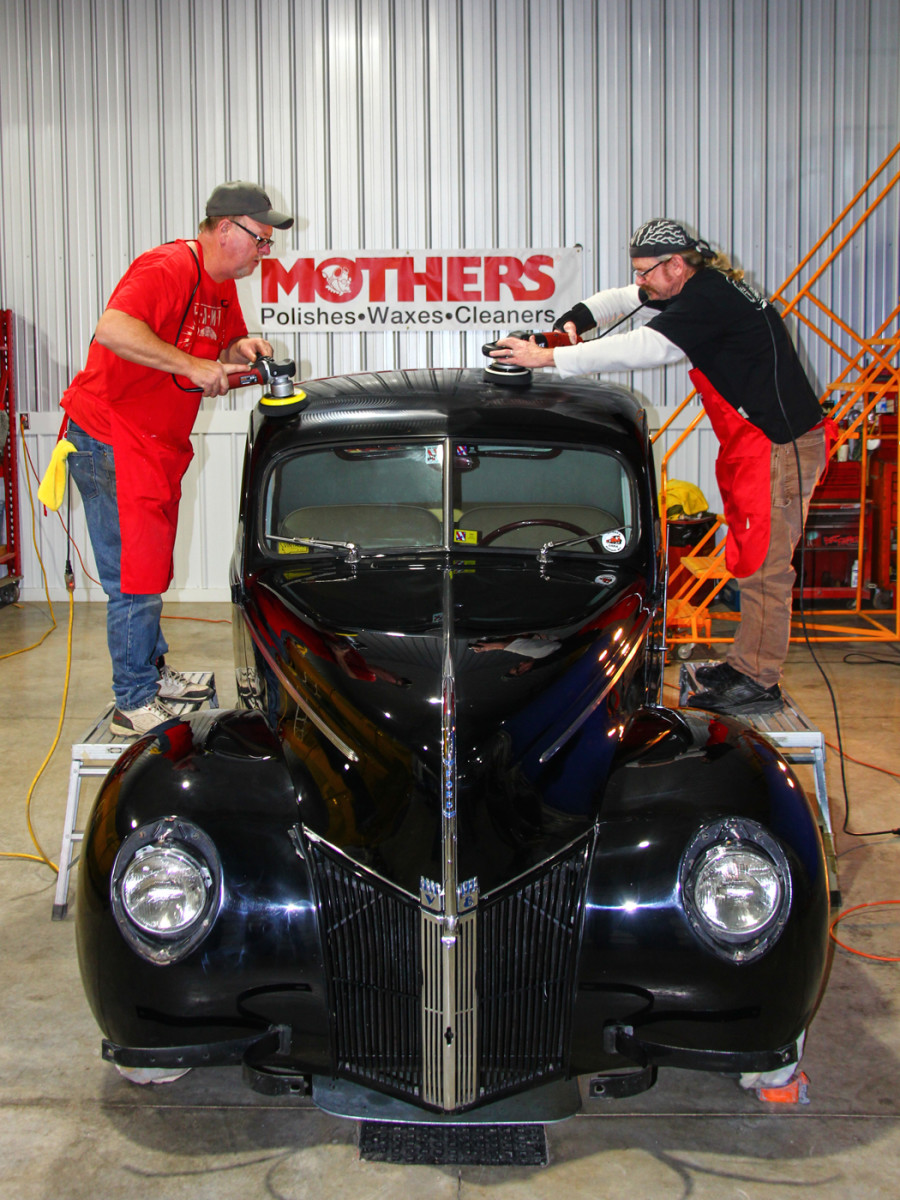 Overdue detailing a '40 Ford - Old Cars Weekly