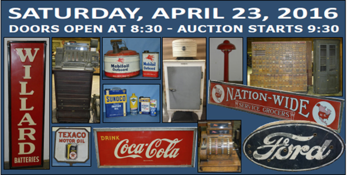 Large Automobilia Auction Old Cars Weekly