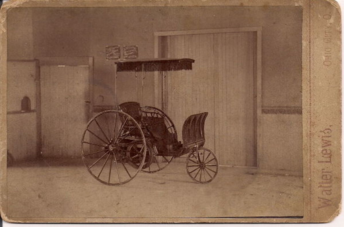 Rare photo of 1891 Lambert sells for $700 - Old Cars Weekly