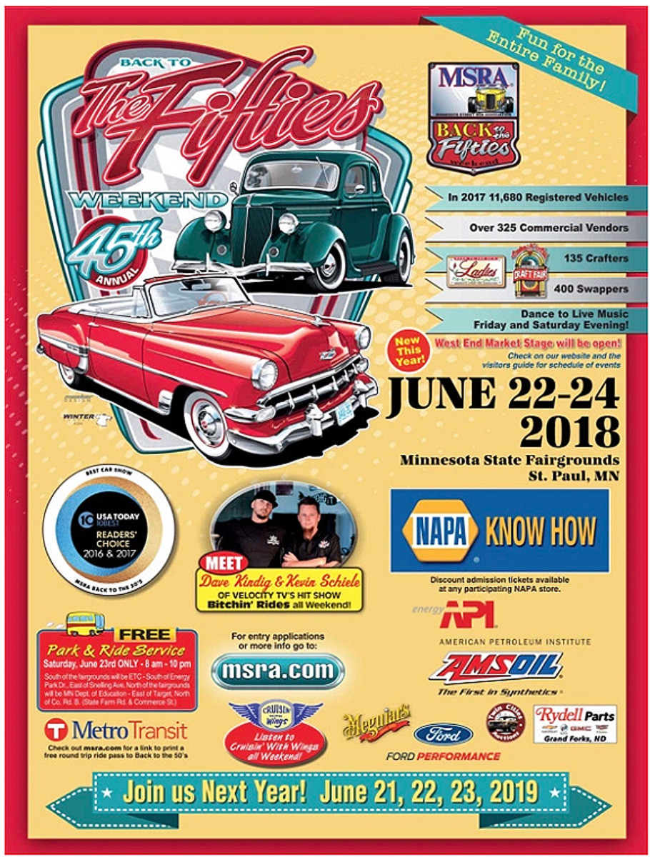 Back to the Fifties at the Minnesota State Fairgrounds June 2224 Old