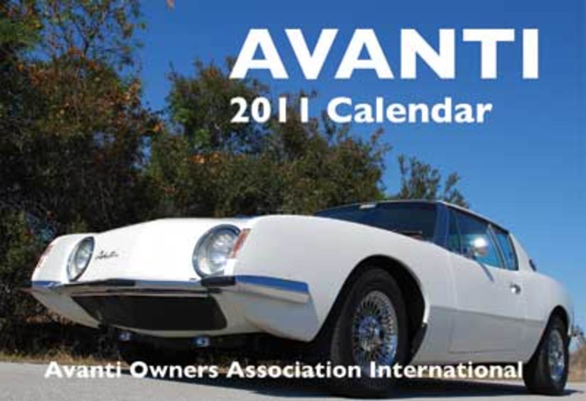 2011 Avanti wall calendars available Old Cars Weekly