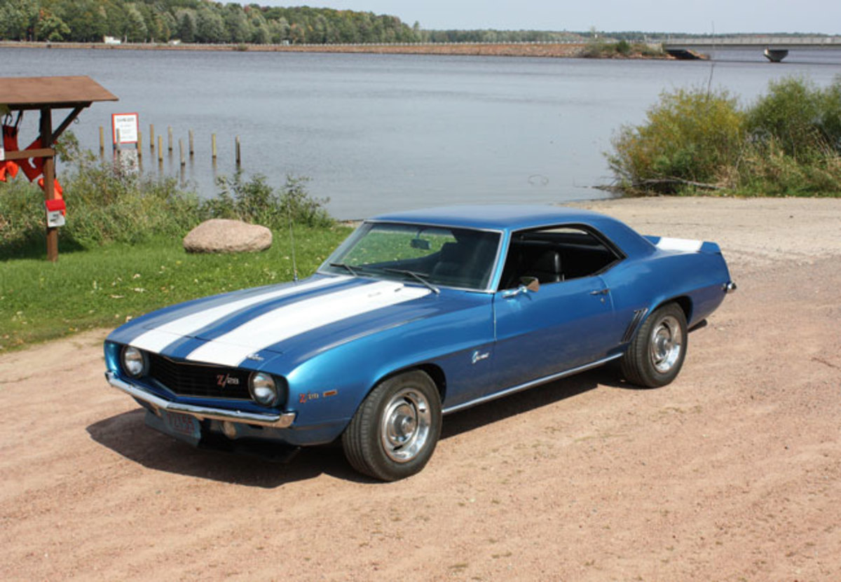 1969 camaro z28 blue