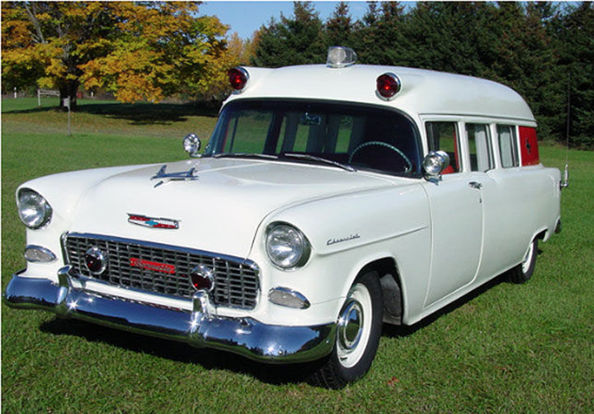 1955 Chevrolet One-Fifty Ambulance - Old Cars Weekly