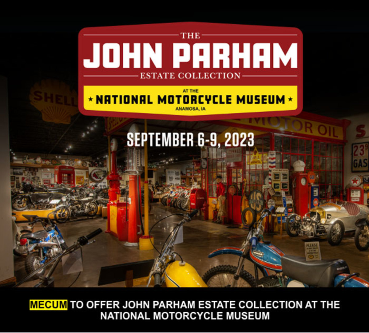 Mecum to offer John Parham Estate Collection at the National Motorcycle ...