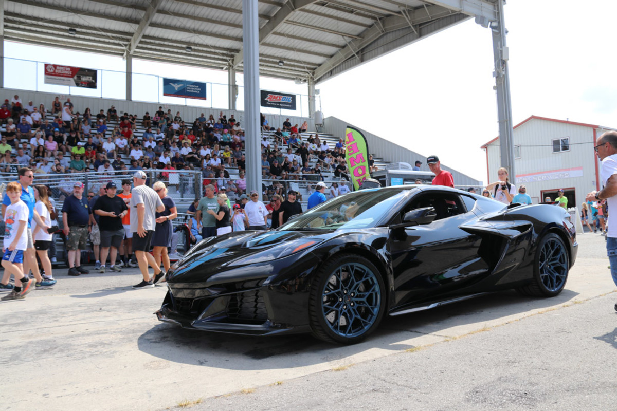 All eyes were on the Team Chevrolet ZR1 Corvette.