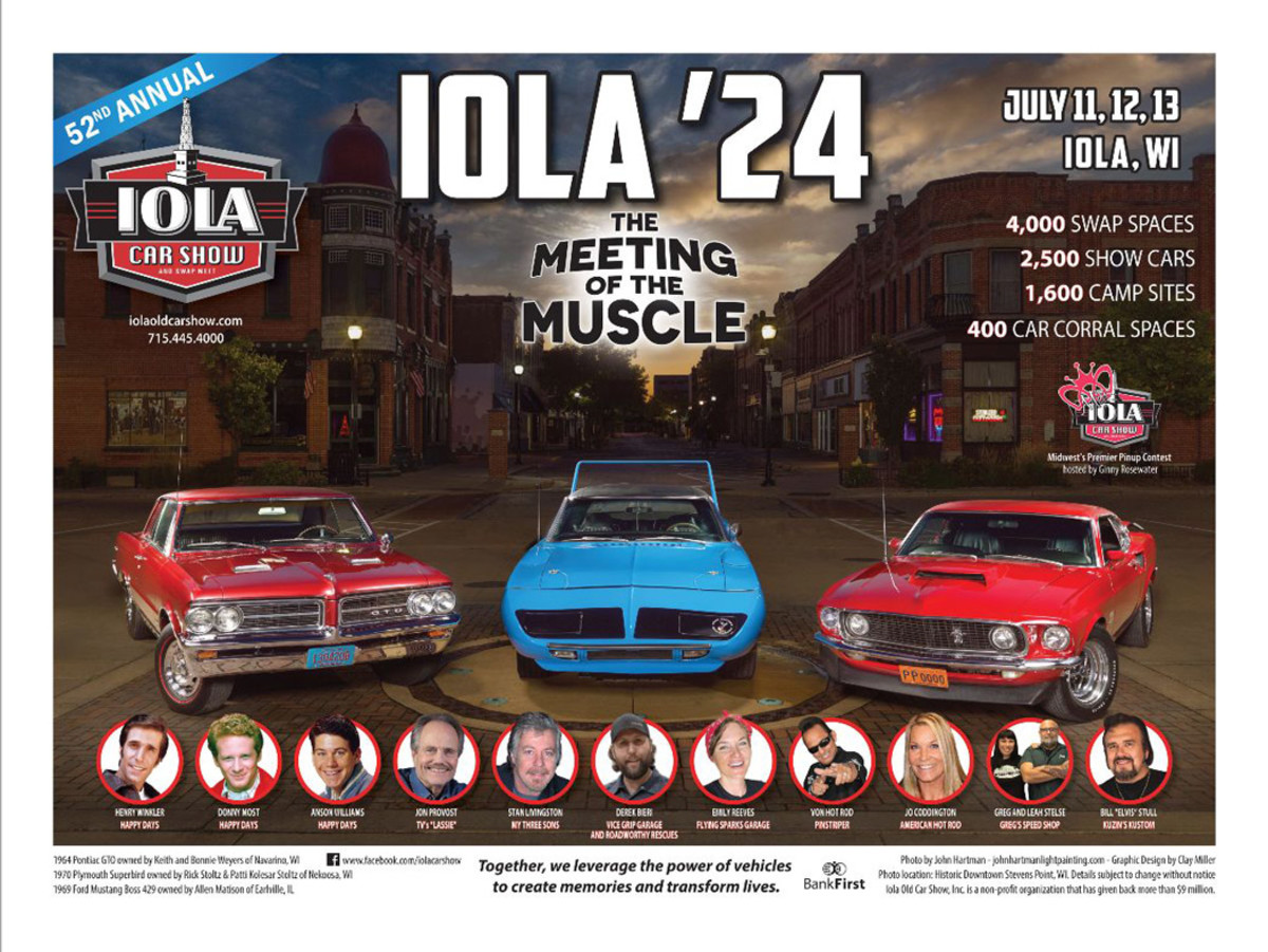 Mark your calendars for the 2024 Iola Car Show July 1113, 2024 Old