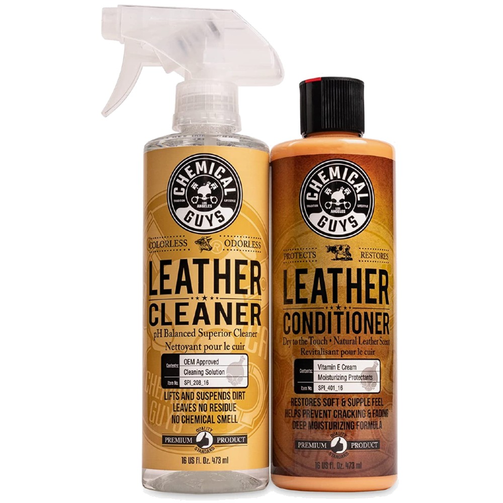  Accessible Preservatives 4 Ounce Leather formula; leather  conditioner; leather cleaner; leather restorer for use on auto interiors,  shoes, bags. Made in the U.S.A. : Health & Household