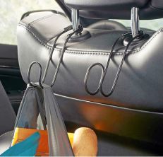  Amooca Car Seat Headrest Hook 4 Pack Hanger Storage