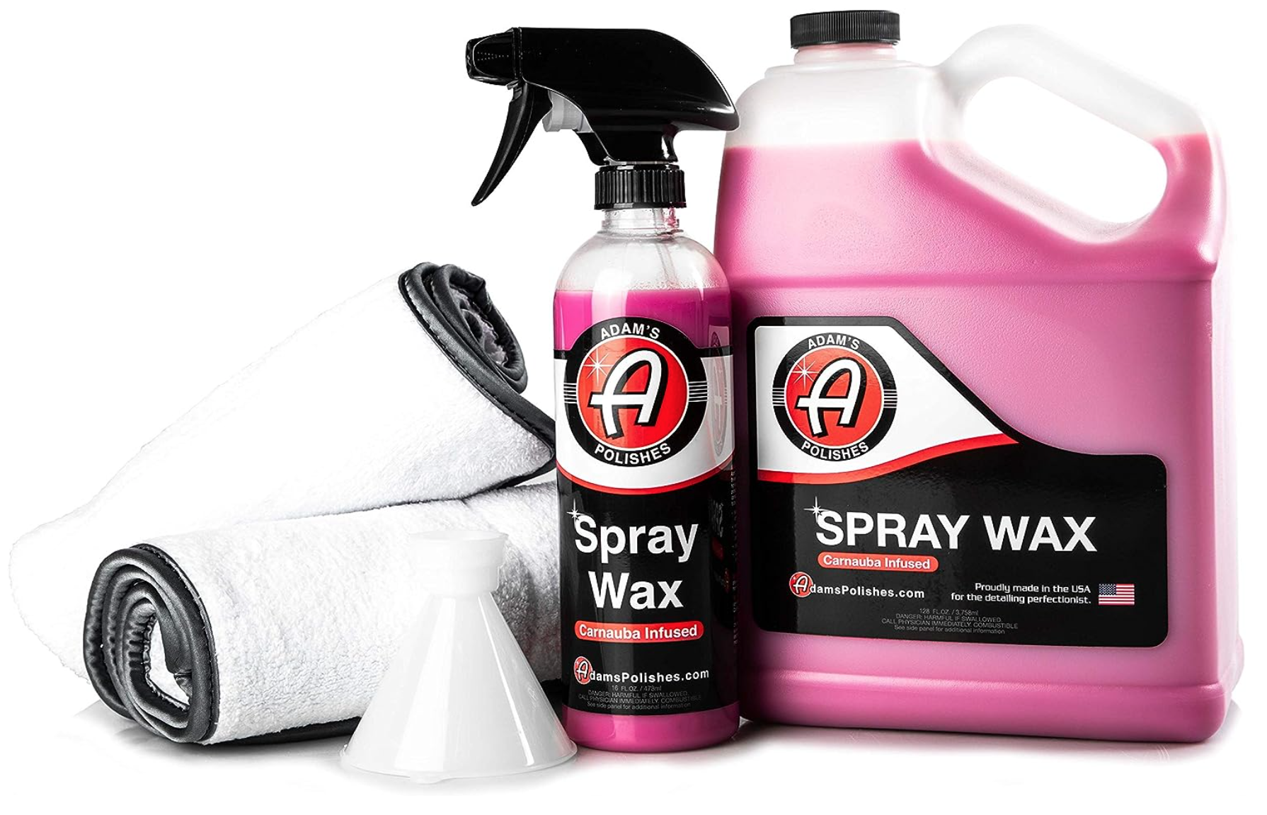 Adam's Polishes Spray Wax | Sprayable Carnauba Wax Infused 16oz