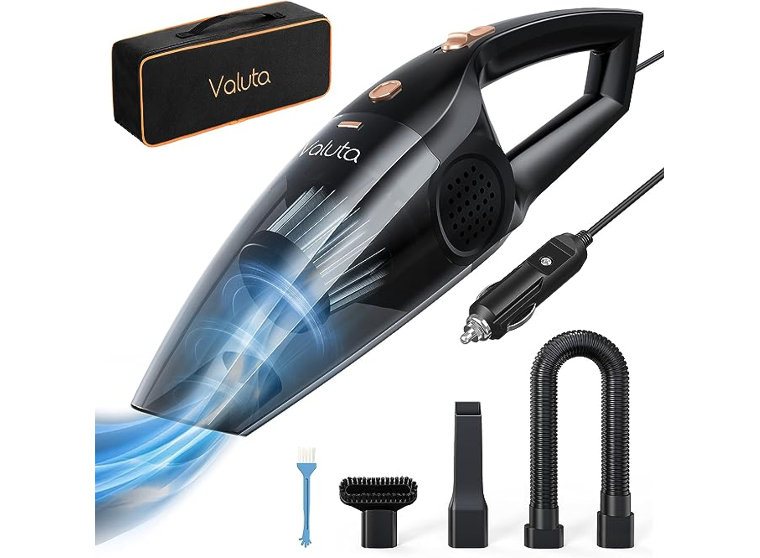 ThisWorx Car Vacuum Cleaner (TWC-01) Black, Corded Cigarette Lighter Plug