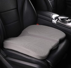 Everlasting Comfort Car and Truck Seat Cushion, Memory Foam Wedge Chair  Driving Pillow, Black